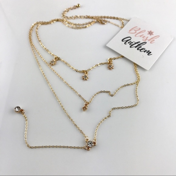 3/$25⚡️bohemian star 3 layer w/ tassel necklace - Picture 4 of 6
